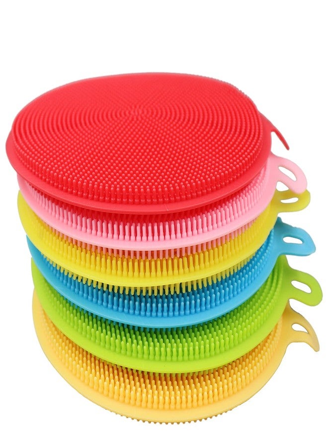 AUSAYE Silicone Sponge (7 Pack) Dish Washing Scrubber Non Stick Cleaning Sponge Food-Grade Better Sponge Dishwasher-Safe Dish Brush Kitchen Scrubber - Image 2